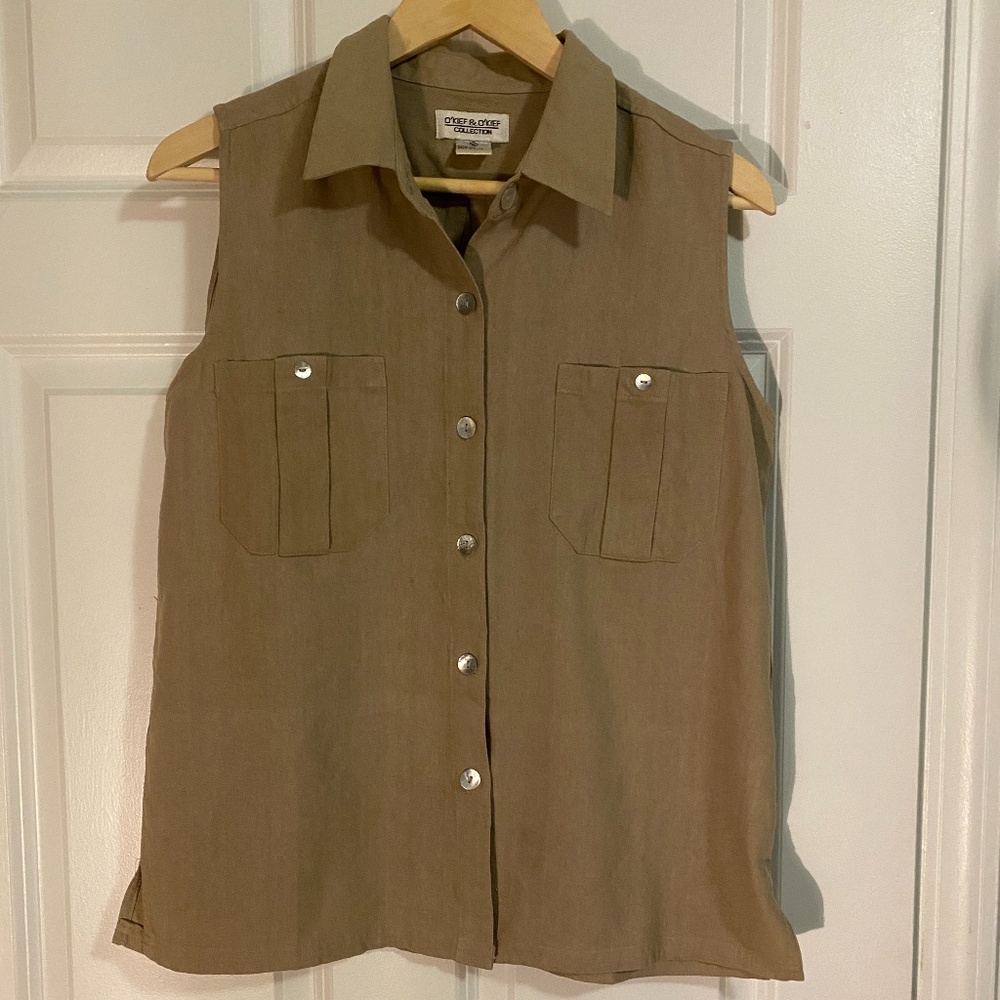 Pure Silk Button Up Top